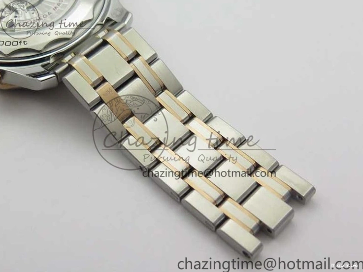 1223 2018 Seamaster Diver 300M SS RG VSF 1:1 Best Edition RG Bezel Blue Dial on SS RG Bracelet A Sleek 7925